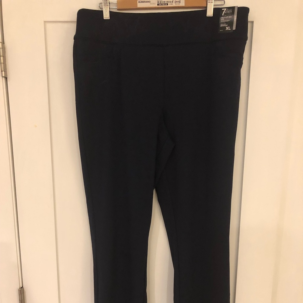 NY&Co. pull-on boot cut dress pants: XL tall, blue